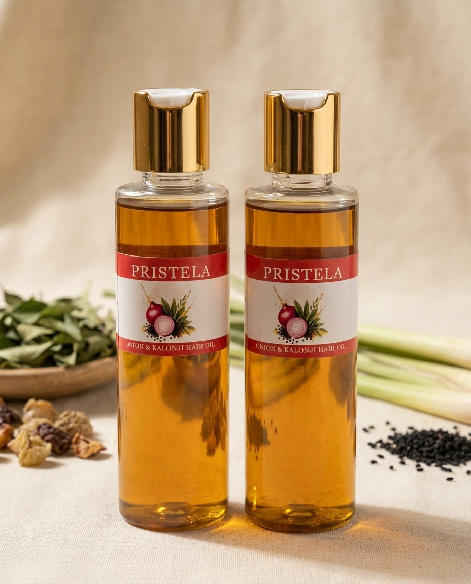 Onion & Kalonji Hair Oil (2 Pack)